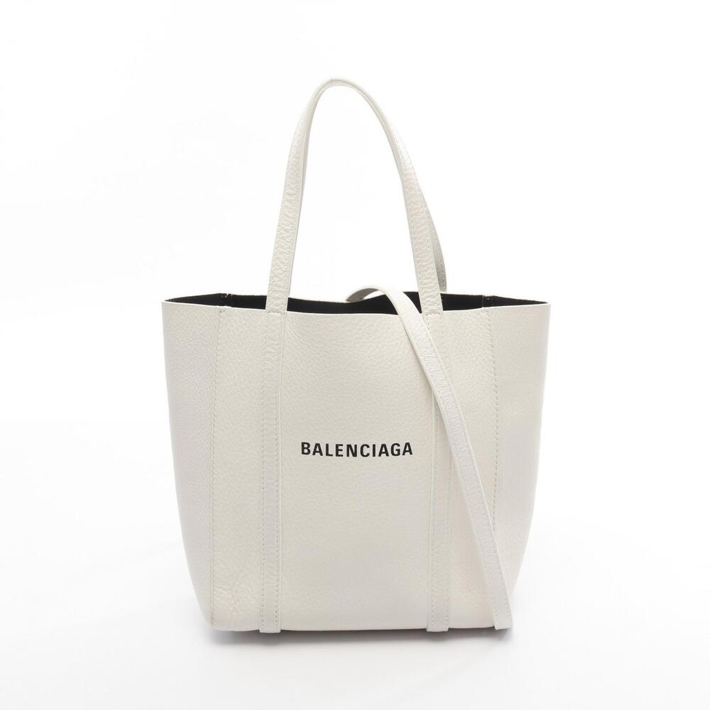 Balenciaga XXS Tote Bag Leather White - Picture 1 of 9
